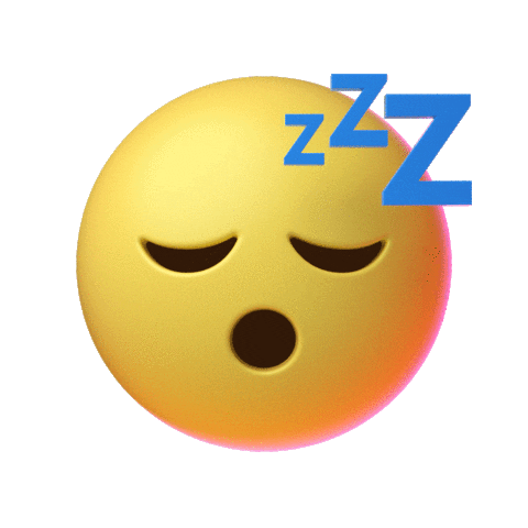 "sleepy" emoji